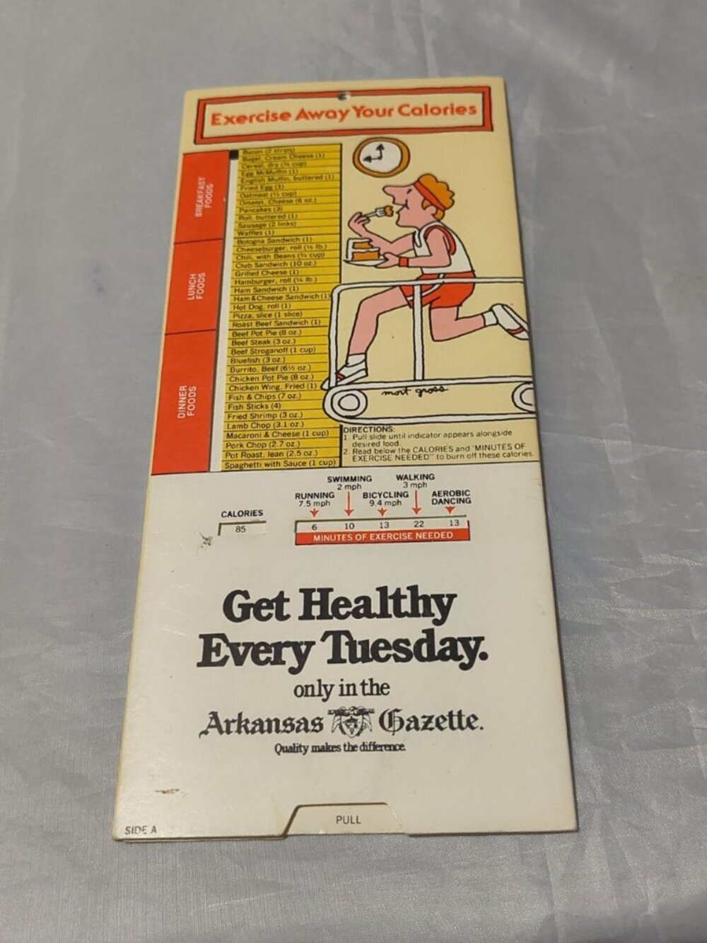 VTG Your Health America’s Finest Health And Fitness Calories Calculator 1983